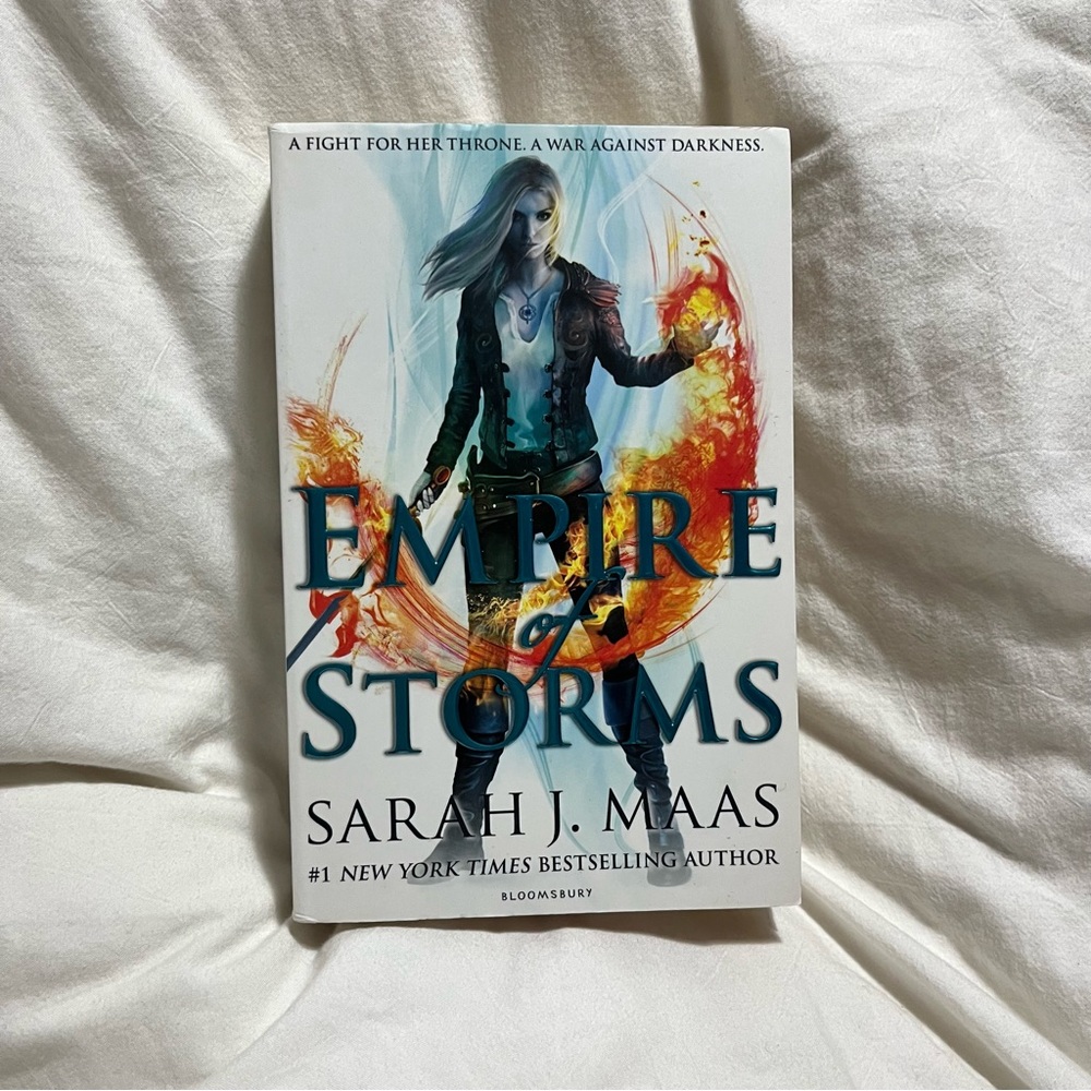 Empire of Storms by Sarah J. Maas OOP UK edition paperback.